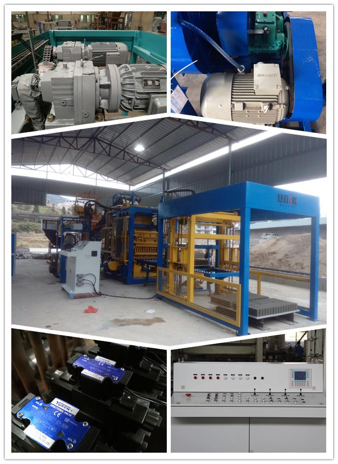 Blokfremstilling af maskindele Block making machine parts