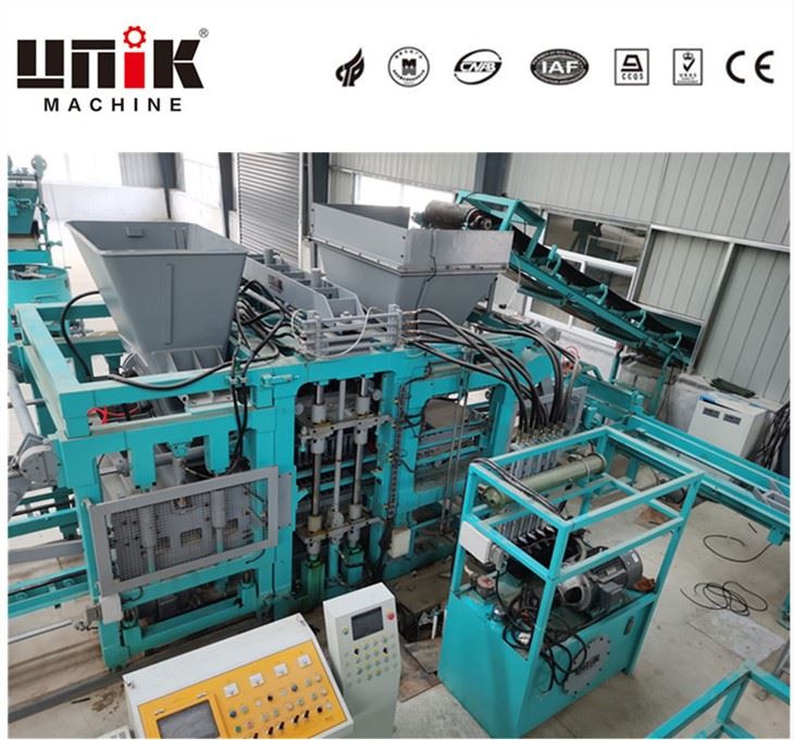 Sammenknytning beton mursten gør machine